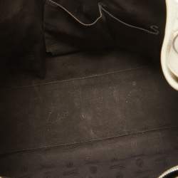 Pre Owned Gucci Beige Guccisima Leather Medium GG Twins Tote