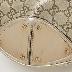 Pre Owned Gucci Gold Guccissima Leather Large Babouska Indy Hobo