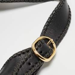 Pre Owned Gucci Black Leather Medium New Jackie Hobo