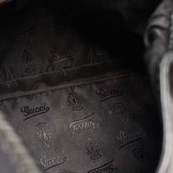 Pre Owned Gucci Black Leather Medium New Jackie Hobo