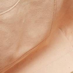 Pre Owned Gucci Beige/Brown GG Supreme Canvas and Leather Small Ophidia Tote