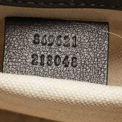 Gucci Black Guccissima Leather Small Emily Chain Shoulder Bag