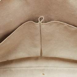 Pre Owned Gucci Brown/Beige GG Supreme Canvas and Leather Nice Dome Satchel