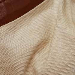 Gucci Brown/Beige Diamante Canvas and Leather Eva Hobo