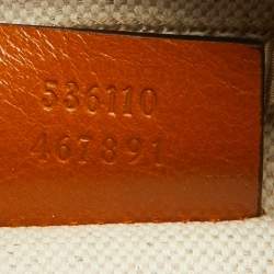 Gucci Tangerine Leather Piuma Lux Energy Tifosa Bag