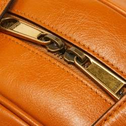 Gucci Tangerine Leather Piuma Lux Energy Tifosa Bag