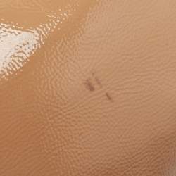 Pre Owned Gucci Dusty Pink Patent Leather Medium Soho Chain Shoulder Bag