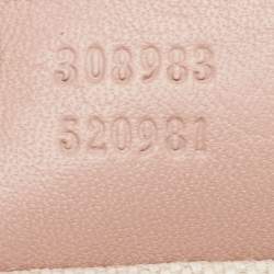 Pre Owned Gucci Dusty Pink Patent Leather Medium Soho Chain Shoulder Bag