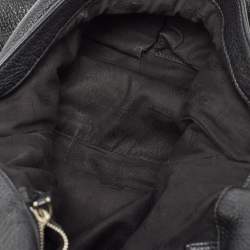Pre Owned Gucci Black Leather Large Jungle Shoulder Bag