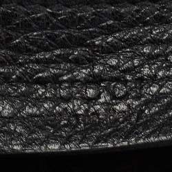 Pre Owned Gucci Black Leather Large Jungle Shoulder Bag