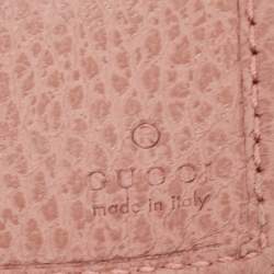 Gucci  Old Rose Leather Swing Continental Wallet