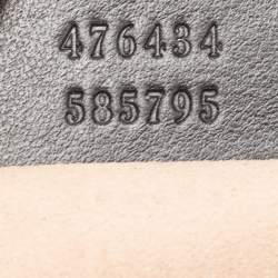 Pre Owned Gucci Black Matelassé Leather GG Marmont Animal Stud Belt Bag