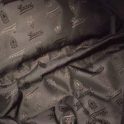 Pre Owned Gucci Brown Leopard Print Patent Leather Large Hysteria Clutch