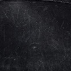 Pre Owned Gucci Black Microguccissima Patent Leather Broadway Clutch