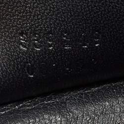 Pre Owned Gucci Black Microguccissima Patent Leather Broadway Clutch