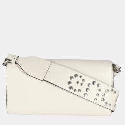 Pre Owned Gucci White Leather Small Dionysus Shoulder Bag