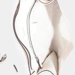 Pre Owned Gucci White Leather Small Dionysus Shoulder Bag