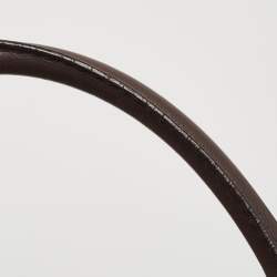 Pre Owned Gucci Brown/Beige GG Canvas and Leather Sukey Boston Bag