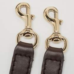 Pre Owned Gucci Brown/Beige GG Canvas and Leather Sukey Boston Bag