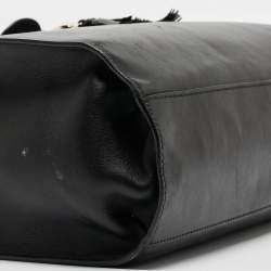 Gucci Black Leather Large Emily Chain Shoulder Bag