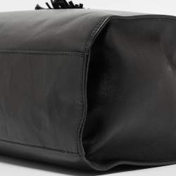 Gucci Black Leather Large Emily Chain Shoulder Bag