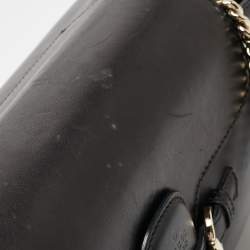 Gucci Black Leather Large Emily Chain Shoulder Bag