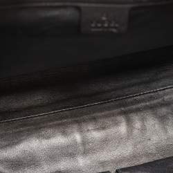 Gucci Black Leather Large Emily Chain Shoulder Bag