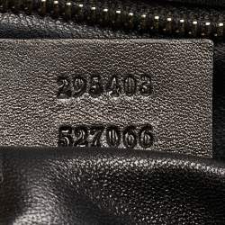 Gucci Black Leather Large Emily Chain Shoulder Bag