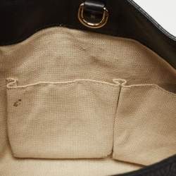 Pre Owned Gucci Black Leather Medium Chain Soho Shoulder Bag