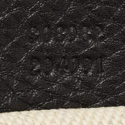 Pre Owned Gucci Black Leather Medium Chain Soho Shoulder Bag