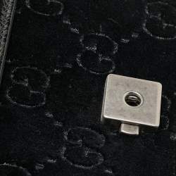 Pre Owned حقيبة كتف غوتشي ديونيسوس سويدي وكانفاس جي جي سوبريم بيج صغيرة