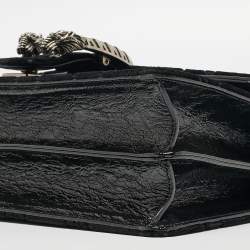 Pre Owned حقيبة كتف غوتشي ديونيسوس سويدي وكانفاس جي جي سوبريم بيج صغيرة