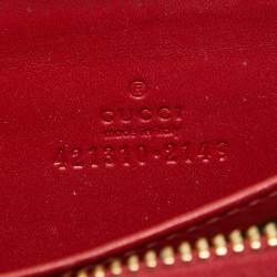 Gucci Blue/Beige GG Supreme Canvas Blooms Zip Card Case