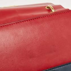 Pre Owned Gucci Multicolor Leather Small Queen Margaret Top Handle Bag