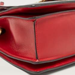 Pre Owned Gucci Multicolor Leather Small Queen Margaret Top Handle Bag