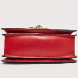 Pre Owned Gucci Multicolor Leather Small Queen Margaret Top Handle Bag