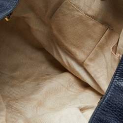 مملوكة مسبقًا Gucci Blue Leather Large Soho Shopper Tote