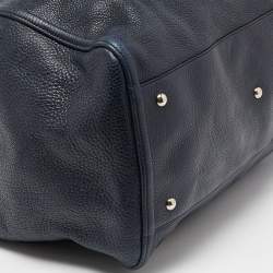 مملوكة مسبقًا Gucci Blue Leather Large Soho Shopper Tote