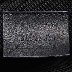 Pre Owned Gucci Black GG Canvas Mini Hobo