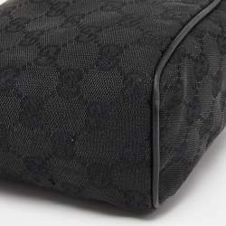 Pre Owned Gucci Black GG Canvas Mini Hobo