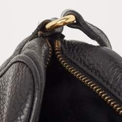 Pre Owned Gucci Black Leather Mini Soho Disco Shoulder Bag