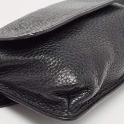 Pre Owned Gucci Black Leather Soho Belt Bag