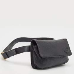 Pre Owned Gucci Black Leather Soho Belt Bag