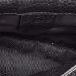 Pre Owned Gucci Black Leather Soho Belt Bag