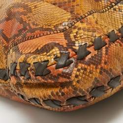 مملوكة مسبقًا Gucci Multicolor Python Large New Jackie Hobo