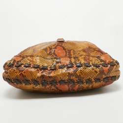 مملوكة مسبقًا Gucci Multicolor Python Large New Jackie Hobo