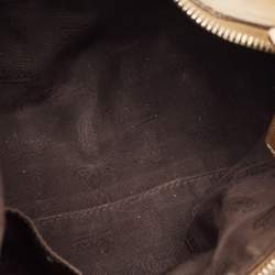 Pre Owned Gucci Gold Guccissima Leather Abbey D-Ring Hobo