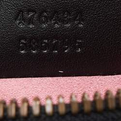 Pre Owned Gucci Black Matelassé Velvet and Leather Mini GG Marmont Belt Bag