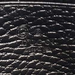 Gucci Black Leather Interlocking G Wallet On Chain