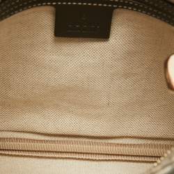 Pre Owned Gucci Beige/Brown GG Supreme Canvas Slim Messenger Bag